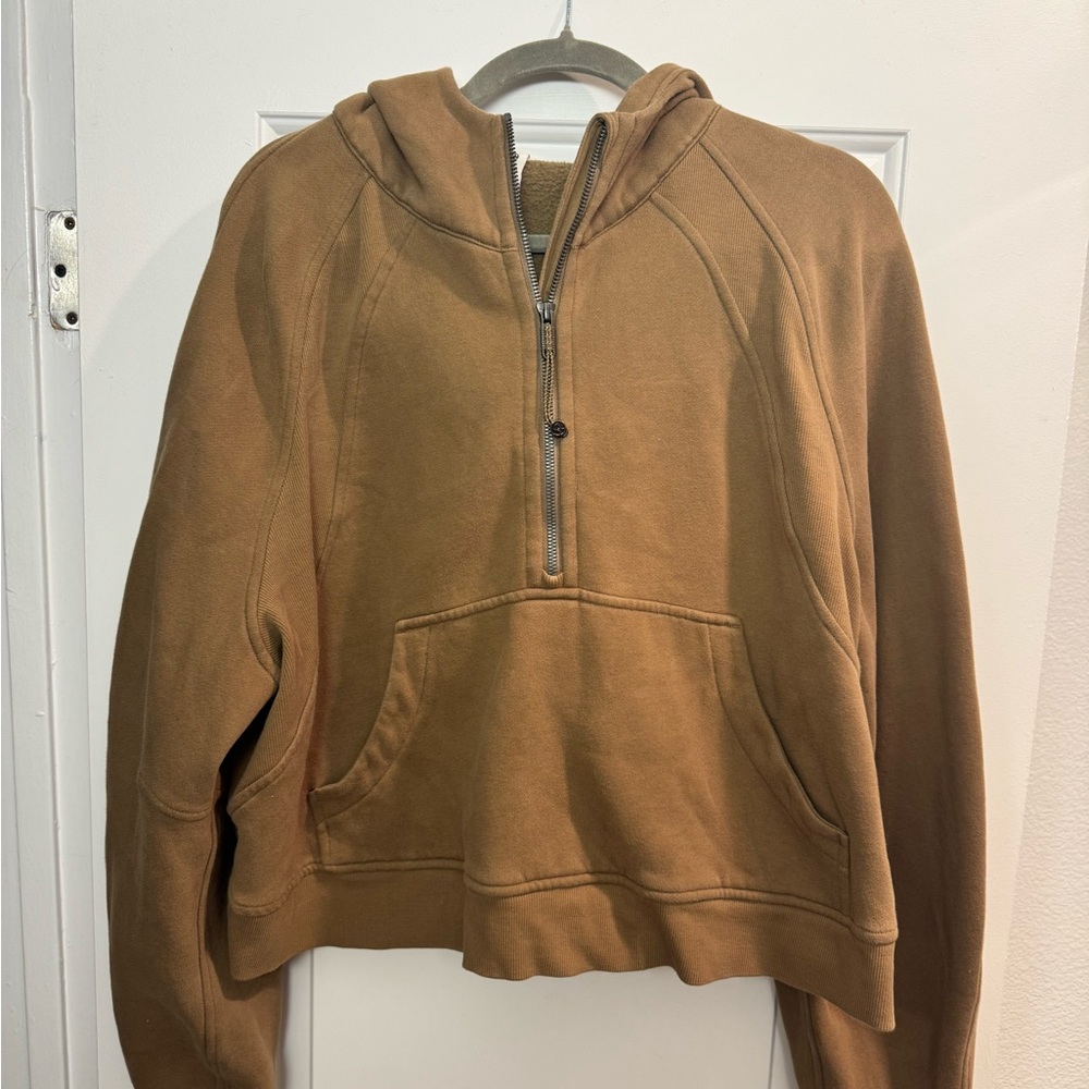 Lululemon Brown Half-Zip Sweater